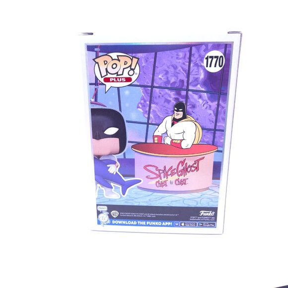 Funko POP! Space Ghost Coast to Coast 1770 Space Ghost with Shark Plus Figure - Picture 8 of 12